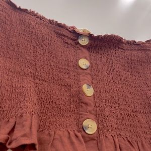 L.A. HEARTS Strapless Crop Top